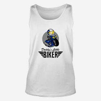 Kids Motorbike Boys Girls Daddys Little Biker Unisex Tank Top - Seseable