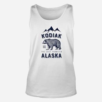 Kodiak Alaska Bear The Last Frontier Bears Vintage Unisex Tank Top - Seseable