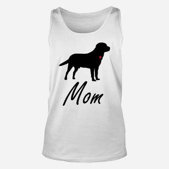 Labrador Retriever Dog Black Lab Mom Unisex Tank Top - Seseable