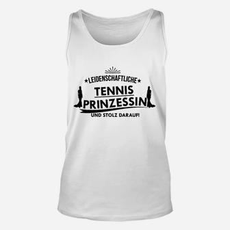 Leidenschaftliche Tennis Prinzessin TankTop - Seseable