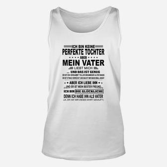 Liebe zum Vater Design Unisex TankTop, Statement-Tee für Töchter - Seseable