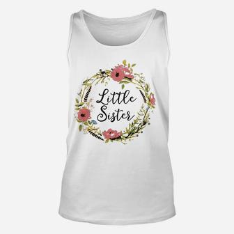 Little Sister Big Sister Matching Outfits Unisex Tank Top - Seseable