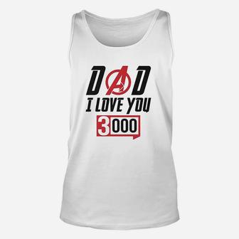 Love You 3000 Father s Day Unisex Tank Top - Seseable