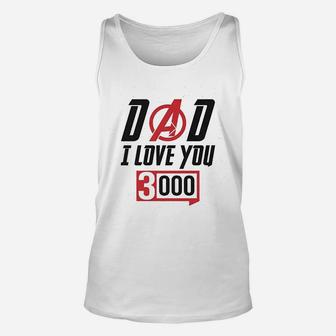 Love You 3000 Fathers Day, dad birthday gifts Unisex Tank Top - Seseable