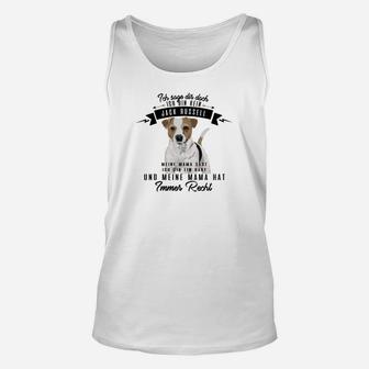Lustiges Hundemotiv Unisex TankTop: Miss Alice Roosevelt Spruch - Seseable