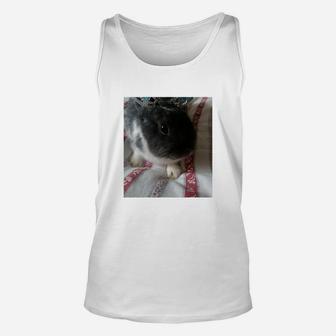 Lustiges Meerschweinchen-Design Unisex TankTop in Weiß, Tiermotiv Tee - Seseable