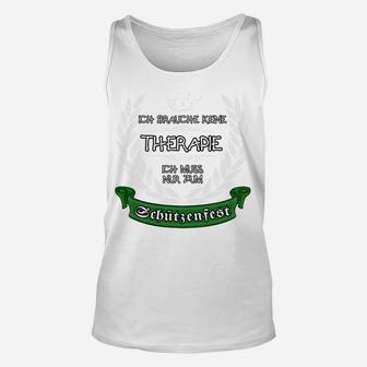 Lustiges Schützenfest Unisex TankTop, Therapie-Ersatz Motiv - Seseable