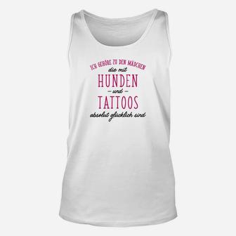 Madchen Sterben Mit Hunden Und Tattoos TankTop - Seseable