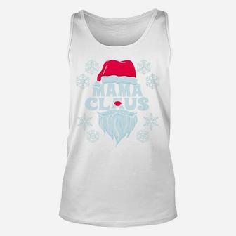 Mama Claus Funny Mama Matching Family Xmas Gift Unisex Tank Top - Seseable