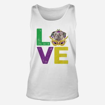 Mardi Gras Fat Tuesday Costume Love Cane Corso Funny Gift For Dog Lovers Unisex Tank Top - Seseable