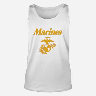 Marines With Eagle Unisex Tank Top - Seseable