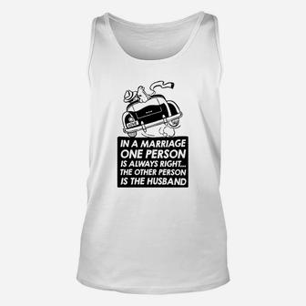 Marriage Unisex Tank Top - Seseable