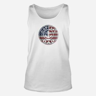 Mens Captain Dad Gift Father Dad Premium Unisex Tank Top - Seseable