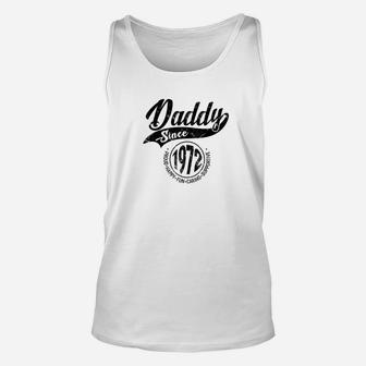 Mens Daddy Since 1972 Fathers Day Gift Dad Men Unisex Tank Top