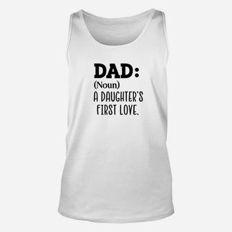 Mens Daughter Dad Definition Mens Fathers Day Quote Gift Funny Premium Unisex Tank Top - Seseable