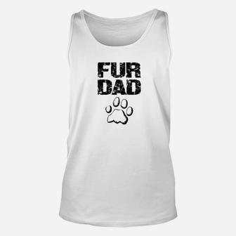 Mens Doggy Loving Fur Dad Fathers Day Gift Premium Unisex Tank Top - Seseable