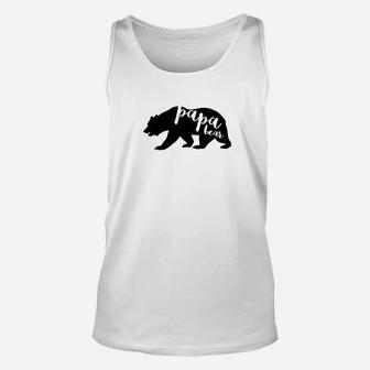Mens Fathers Day Papa Bear For Dad Unisex Tank Top - Seseable