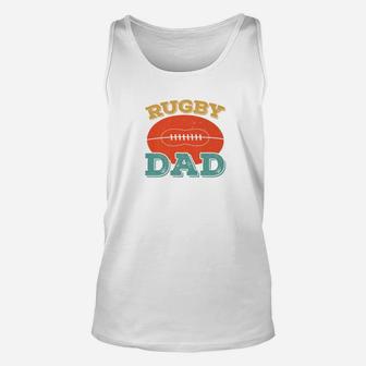 Mens Mens Rugby Dad Shirt Vintage Rugby Gifts For Men Unisex Tank Top - Seseable