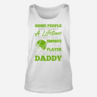 Mens My Favorite Softball Player Calls Me Daddy Fathers Day Gift Hobby Unisex Tank Top - Seseable