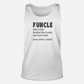 Mens Relative Gift Uncle Definition For Grandfather Men Unisex Tank Top - Seseable