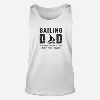 Mens Sailing Dad Gifts For Father Men Unisex Tank Top - Seseable