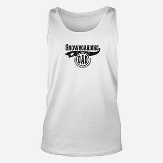 Mens Snowboarding Dad Fathers Day Gift Father Sport Men Unisex Tank Top - Seseable