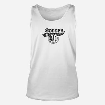 Mens Soccer Dad Fathers Day Gift Father Sport Men Unisex Tank Top - Seseable