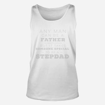 Mens Stepdad Shirt, Fathers Day Unisex Tank Top - Seseable