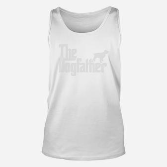 Mens The Dogfather English Springer Spaniel Dog Father Dad Shirt Unisex Tank Top - Seseable