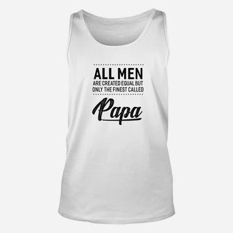 Mens The Finest Called Papa Grandpa Fathers Day Gift Unisex Tank Top - Seseable