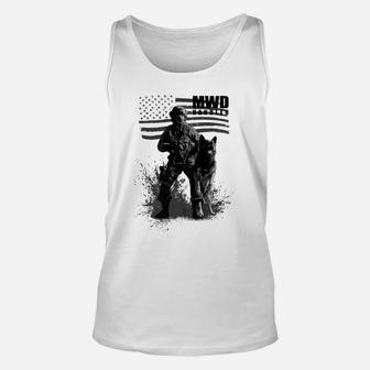 Military Working Dog Mwd Handler, gifts for dog lovers Unisex Tank Top - Seseable