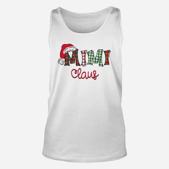 Mimi Claus Christmas Santa Claus Hat Grandma Gift Unisex Tank Top - Seseable