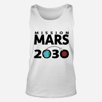 Mission 2030 Space Exploration Science Graphic Unisex Tank Top - Seseable