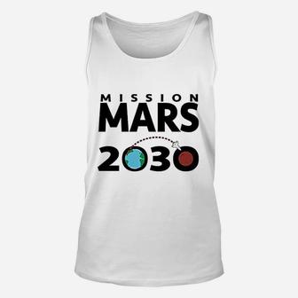 Mission Mars 2030 Space Exploration Science Graphic Unisex Tank Top - Seseable