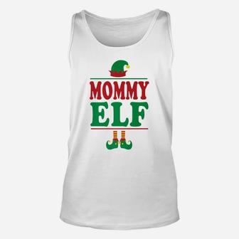 Mommy Elf Funny Elf Ugly Christmas Family Unisex Tank Top - Seseable