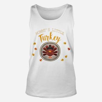 Mommy Turkey Family Matching Cool Thanksgiving Unisex Tank Top - Seseable