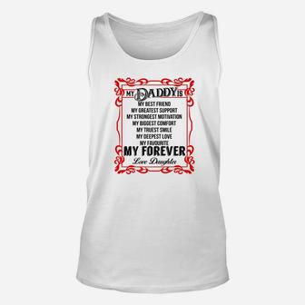 My Daddy Is My Best Friend, best christmas gifts for dad Unisex Tank Top - Seseable