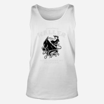 Mystischer Wolf Design Unisex TankTop für Herren, Weißes Grafik-Tee - Seseable