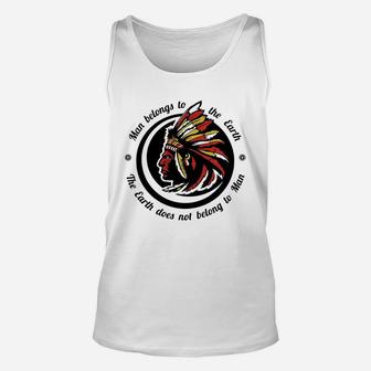 Native American T Shirts Political Funny Unisex Tank Top - Seseable