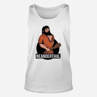 Neanderthal T-shirt Unisex Tank Top - Seseable