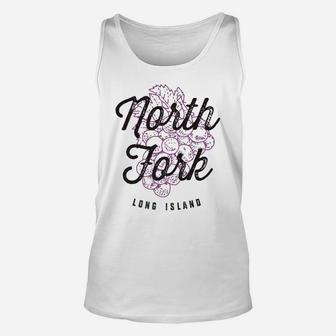 North Fork Long Island Ny Wine Country Cool Vintage Unisex Tank Top - Seseable