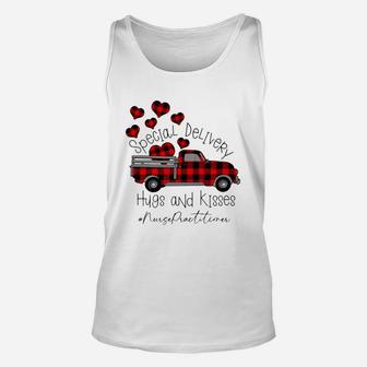 Nurse Practitioner Valentine Special Delivery Unisex Tank Top - Seseable