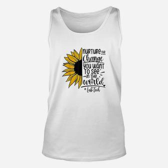 Nurture The Change You Want To See In The World Lab Tech Unisex Tank Top - Seseable