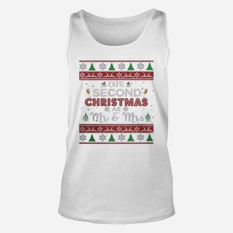 Our Second Christmas As Mr And Mrs Unisex Tank Top | Seseable CA
