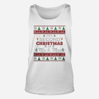 Our Second Christmas As Mr And Mrs Unisex Tank Top - Seseable