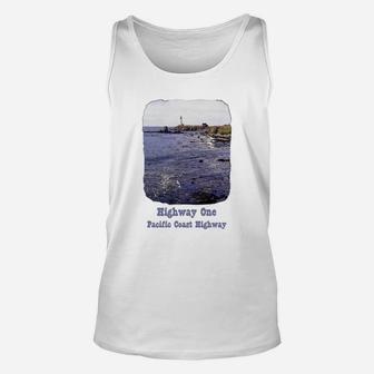 Pacific Coast Highway California Highway One Unisex Tank Top - Seseable