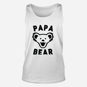 Papa Bear Best Grateful Dad Ever Unisex Tank Top - Seseable