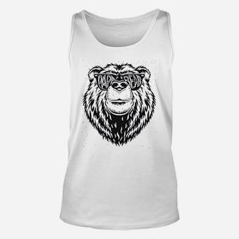 Papa Bear Funny Graphic Unisex Tank Top - Seseable