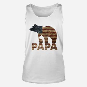 Papa Bear s, best christmas gifts for dad Unisex Tank Top - Seseable