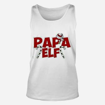 Papa Elf Ugly, best christmas gifts for dad Unisex Tank Top - Seseable